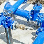Blue Steel Pipe — Plumbing in Lagoon, NT